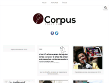 Tablet Screenshot of corpuspolitico.com